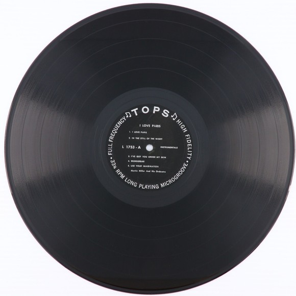 Martin Miller And His Orchestra – I Love Paris Mono Vinyl LP Record Tops L 1753 - Picture 8 of 16